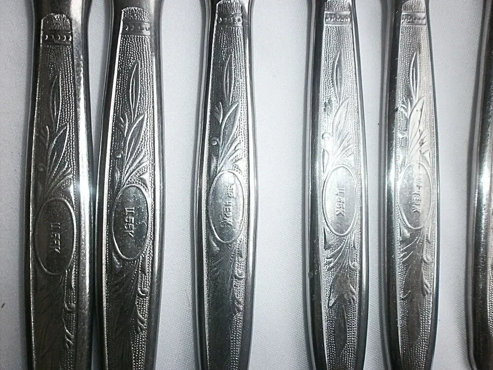 Нож ножи 3 одинаковый рисунок нержавейка экологически 3