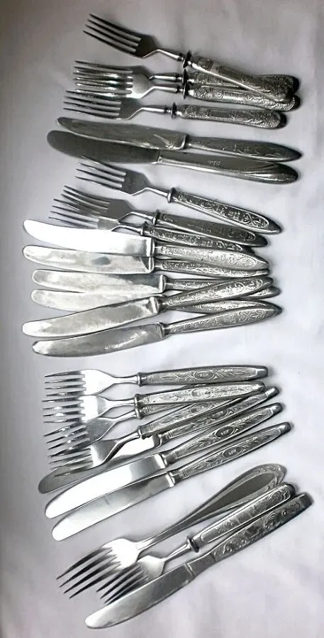 Нож ножи 3 одинаковый рисунок нержавейка экологически 5