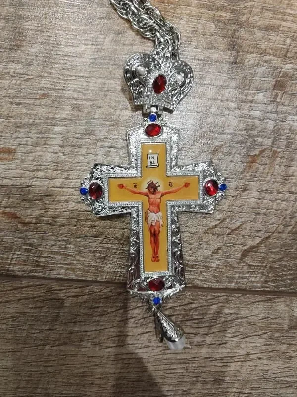 Нагрудний хрест з прикрасами наперсний иерейский крест для священника