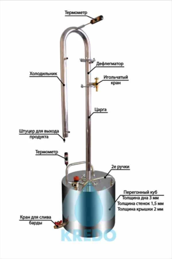 Дистилятор колона дистиллятор Мастер ( Мастер Плюс ) лучший с аналогов 9