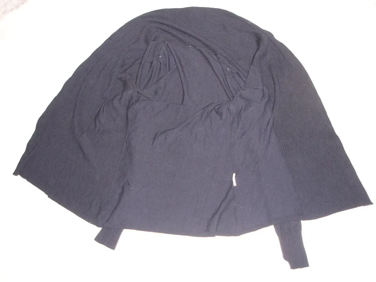 СВИТЕР/светр/кофта/кардиган S-ка, темно-синій, теплий, на запах 5