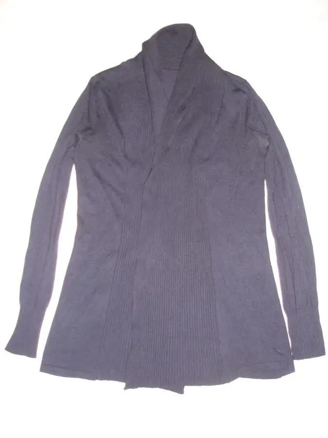 СВИТЕР/светр/кофта/кардиган S-ка, темно-синій, теплий, на запах 4