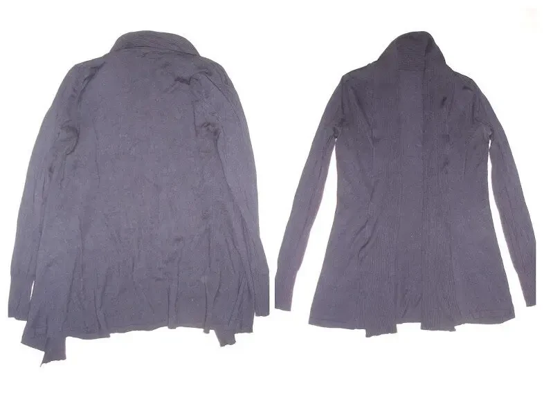 СВИТЕР/светр/кофта/кардиган S-ка, темно-синій, теплий, на запах