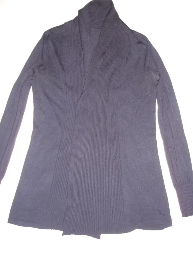 СВИТЕР/светр/кофта/кардиган S-ка, темно-синій, теплий, на запах 3