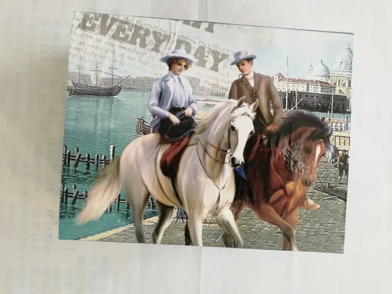 Набір 2 чашки + 2 блюдця Коні 200 мл 4