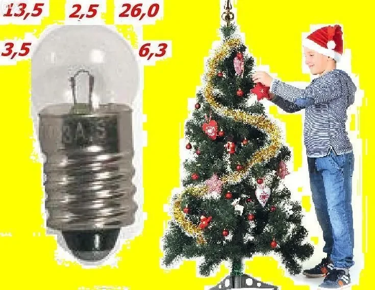 Лампочки Новогодние 13,5V и 26,0V для ламп ретро гирлянд