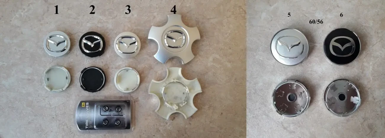 Колпачки в диски (заглушки в диски) Mazda Мазда