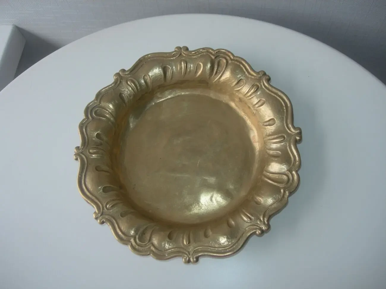 Блюдо, тарелка, бронза, Дания, этикетка 4