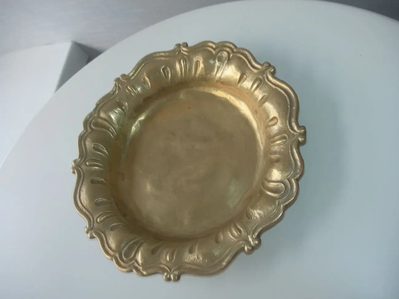 Блюдо, тарелка, бронза, Дания, этикетка 2
