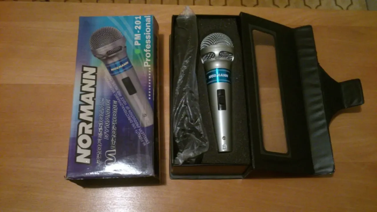 Микрофон студийный normann pm-201 professional 4