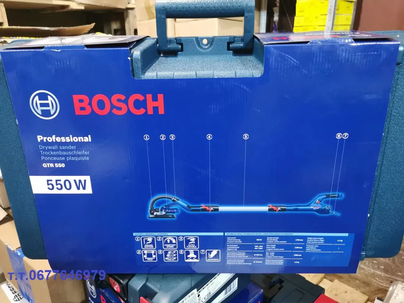 Шлифовальная машина Жираф диаметр 225 мм. BOSCH GTR 550 0 601 7D4 020 2