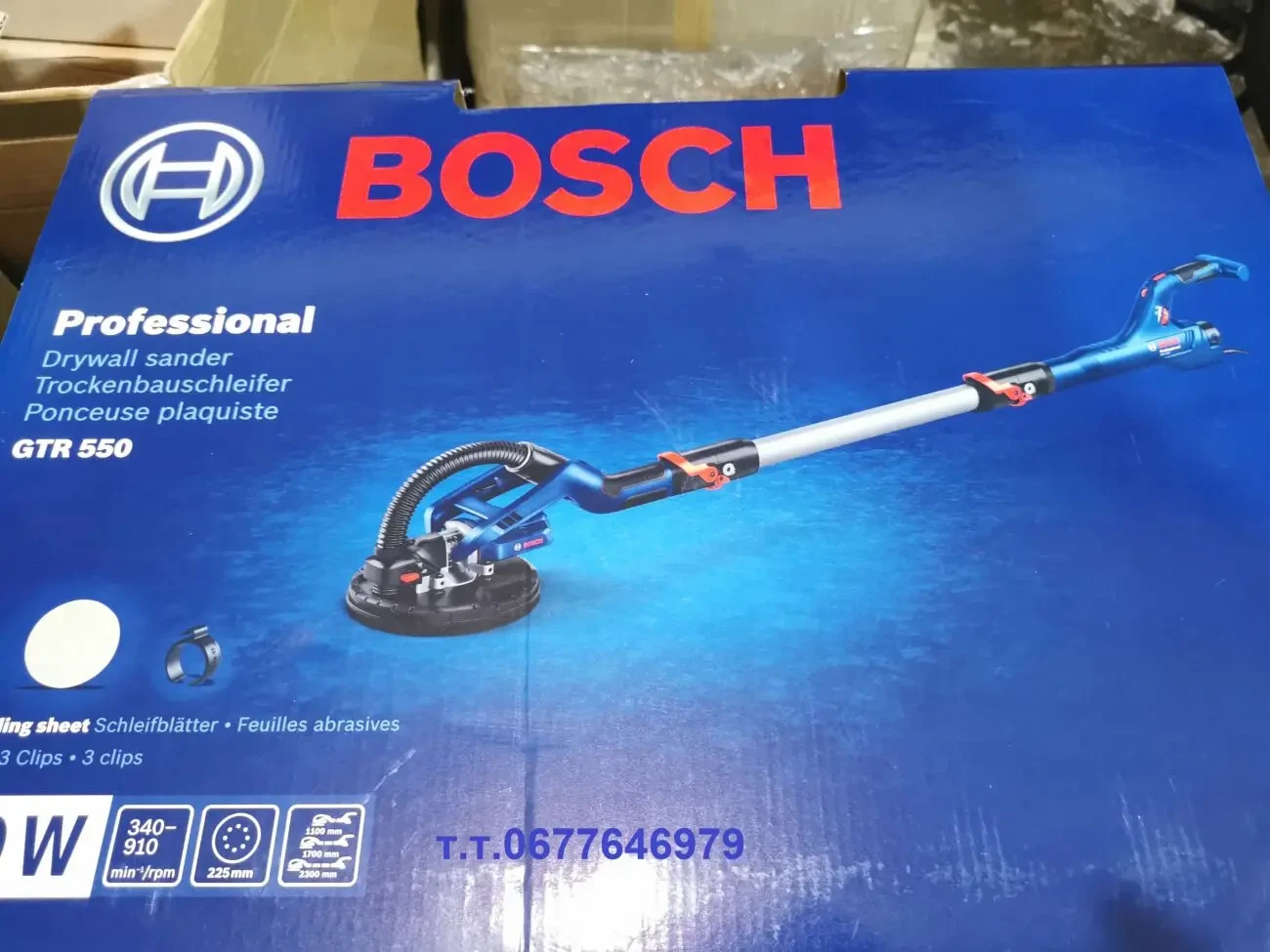 Шлифовальная машина Жираф диаметр 225 мм. BOSCH GTR 550 0 601 7D4 020 7