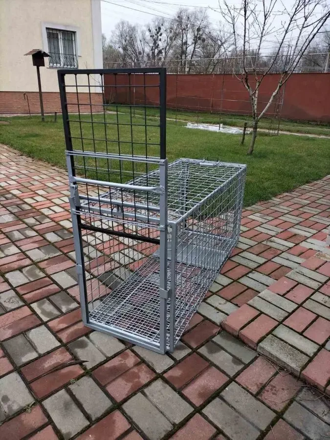 ПРОФЕСІЙНА пастка для собак котів Котоловка Собаколовка Живоловка 2