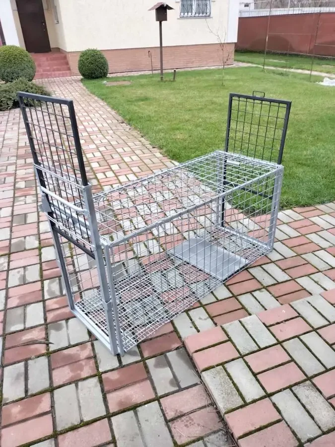 ПРОФЕСІЙНА пастка для собак котів Котоловка Собаколовка Живоловка 3