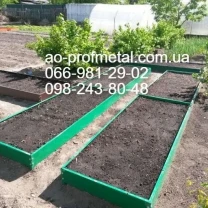 Грядки на дачу, Металлические грядки, Грядки высокие.