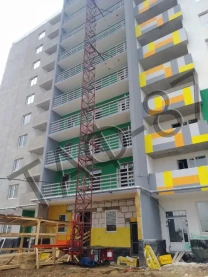 Подъёмник грузовой строительный с выкатной платформой 500 кг