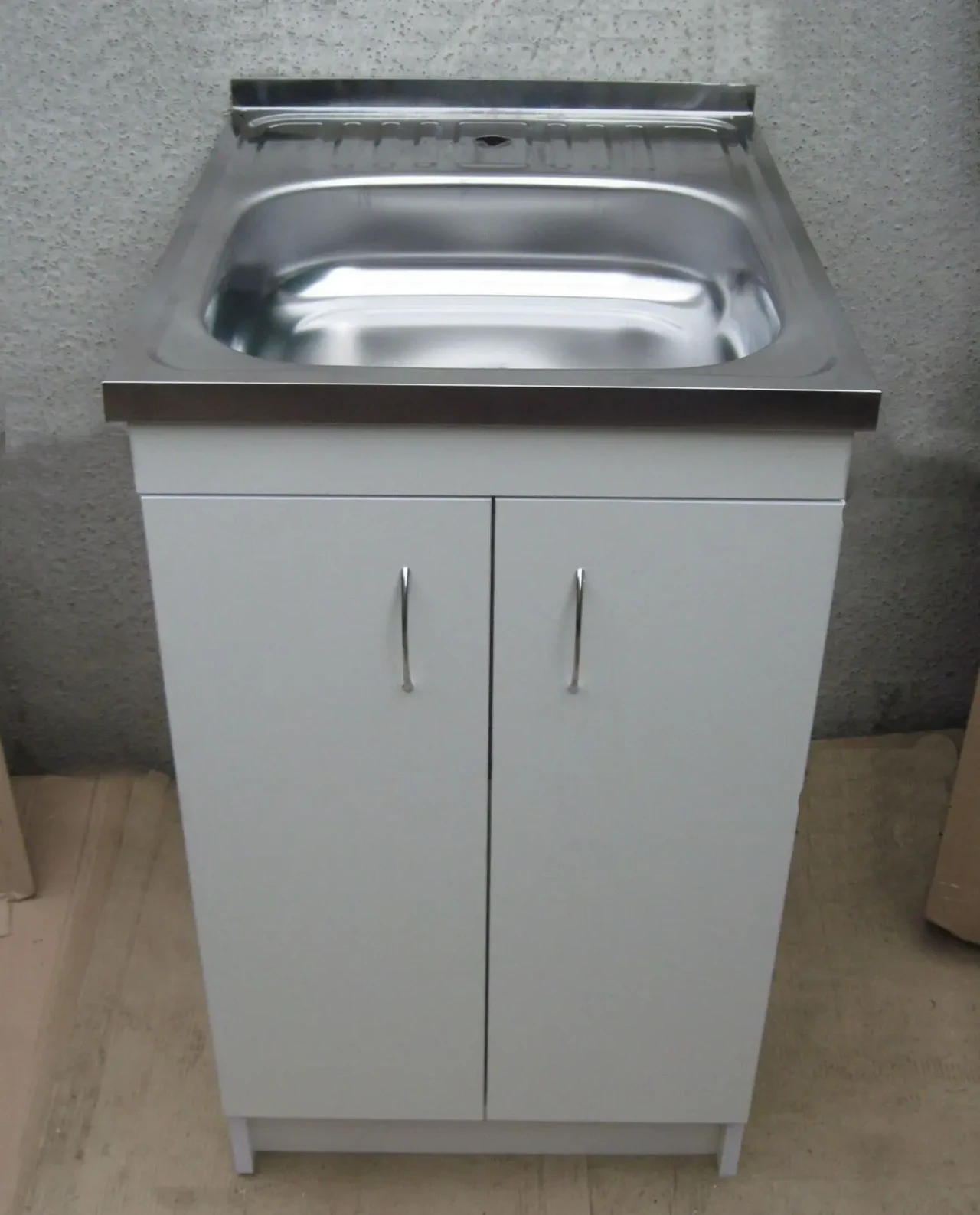 Мойка кухонная 50х60 с тумбой накладная (Глубокая) 6