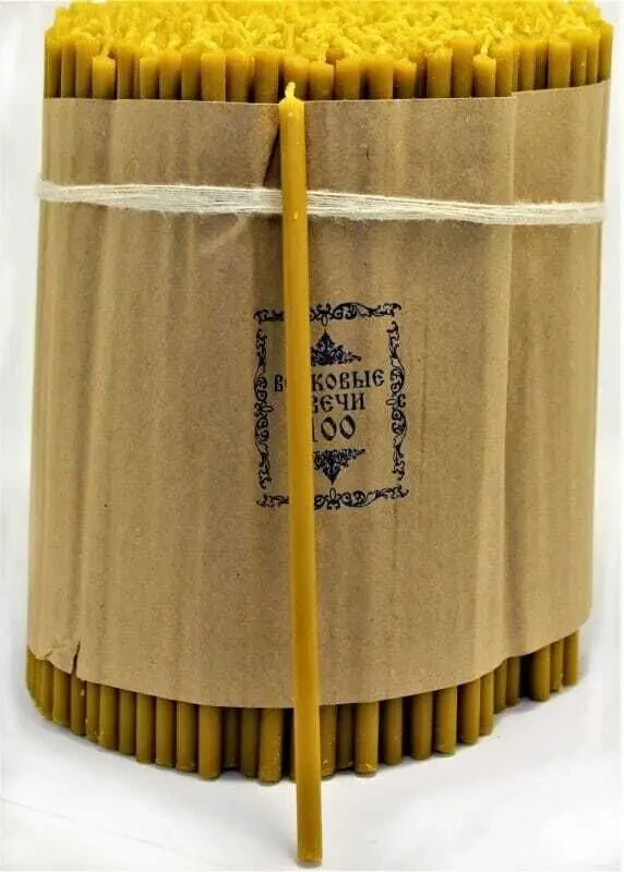 Восковые свечи высокого качества №100.