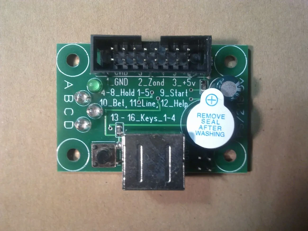 Контроллер клавиатуры PS/2 + DS1990 2