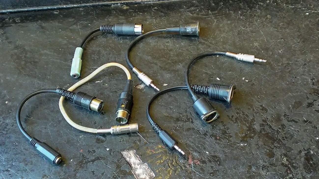 Кабель-переходник 5 pin DIN- Jack 3.5/6.3 стерео СССР 9