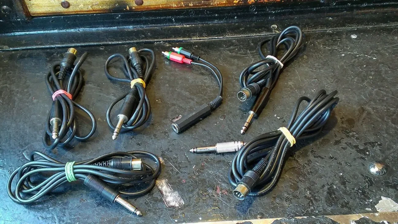 Кабель-переходник 5 pin DIN- Jack 3.5/6.3 стерео СССР 6