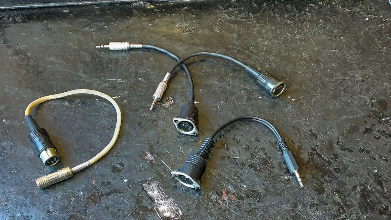 Кабель-переходник 5 pin DIN- Jack 3.5/6.3 стерео СССР 3