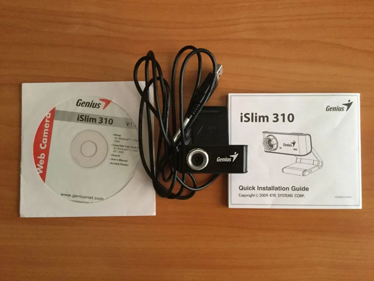 Web Camera Genius iSlim 310 , driver for Windows 7 / Vista / XP / 2000 2