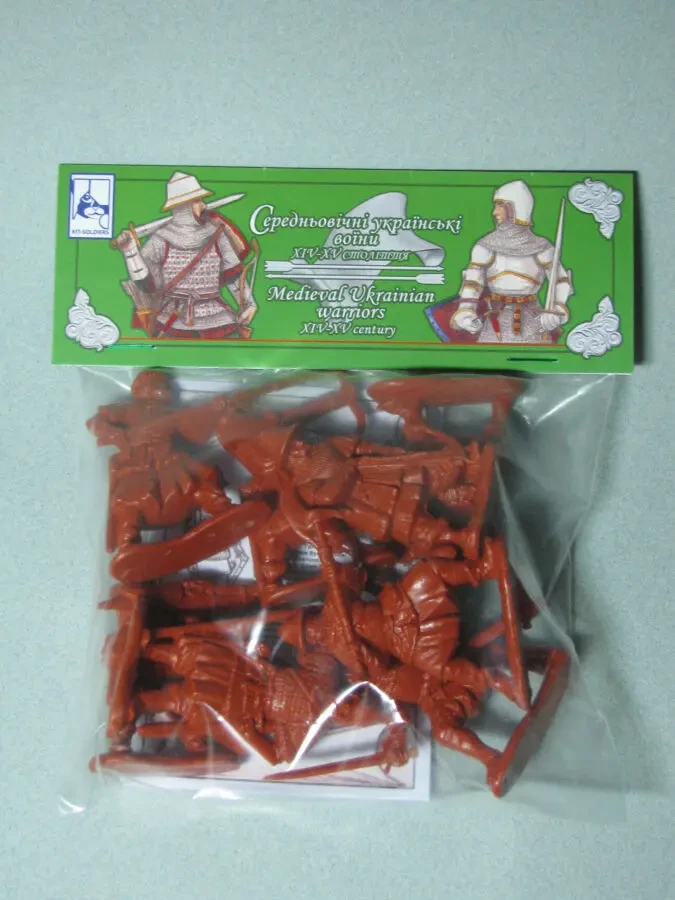 Українські середньовічні воїни, солдатики эксклюзивный набор коллекция 4