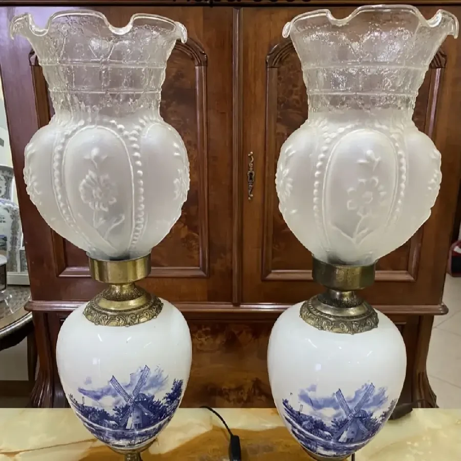 Пара вінтажних настільних ламп 3