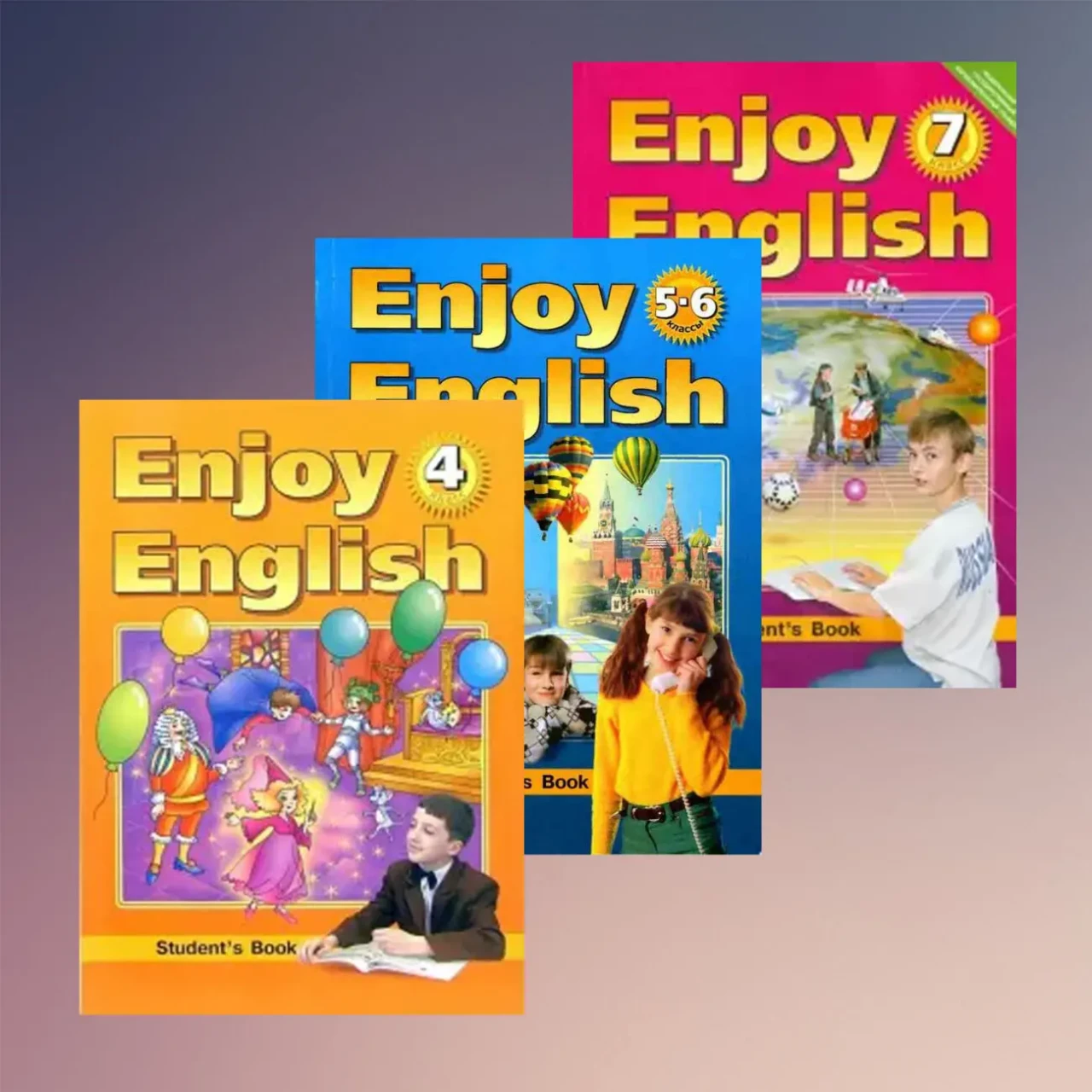 Enjoy English - 1, 2, 3, 4, 5-6, 7 - друк книг 2
