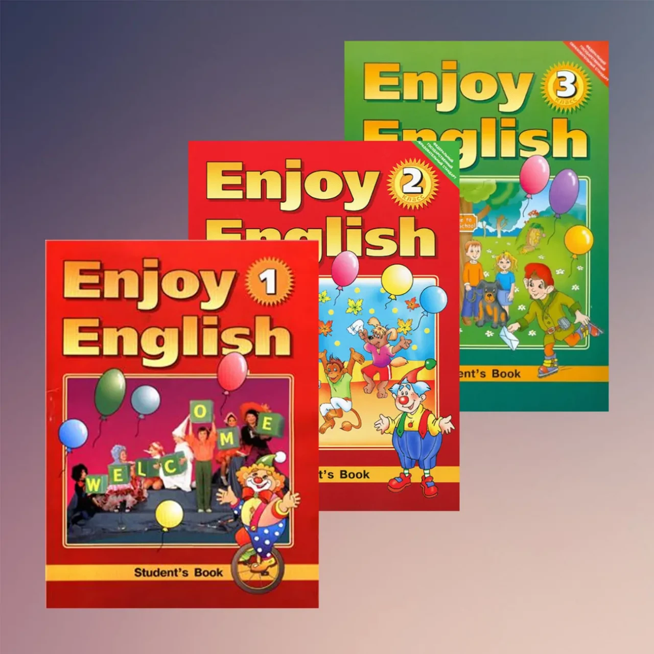 Enjoy English - 1, 2, 3, 4, 5-6, 7 - друк книг