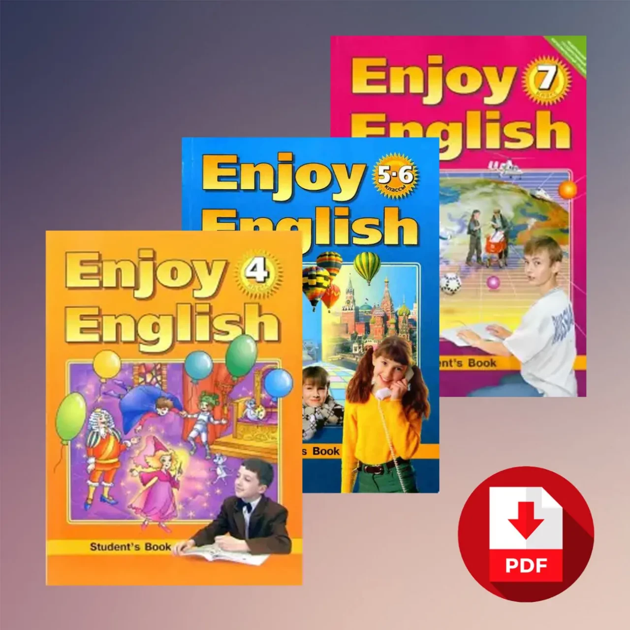 Enjoy English - 1, 2, 3, 4, 5-6, 7 - друк книг 4
