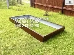 Высокие грядки из профнастила, Грядки на дачу. 4