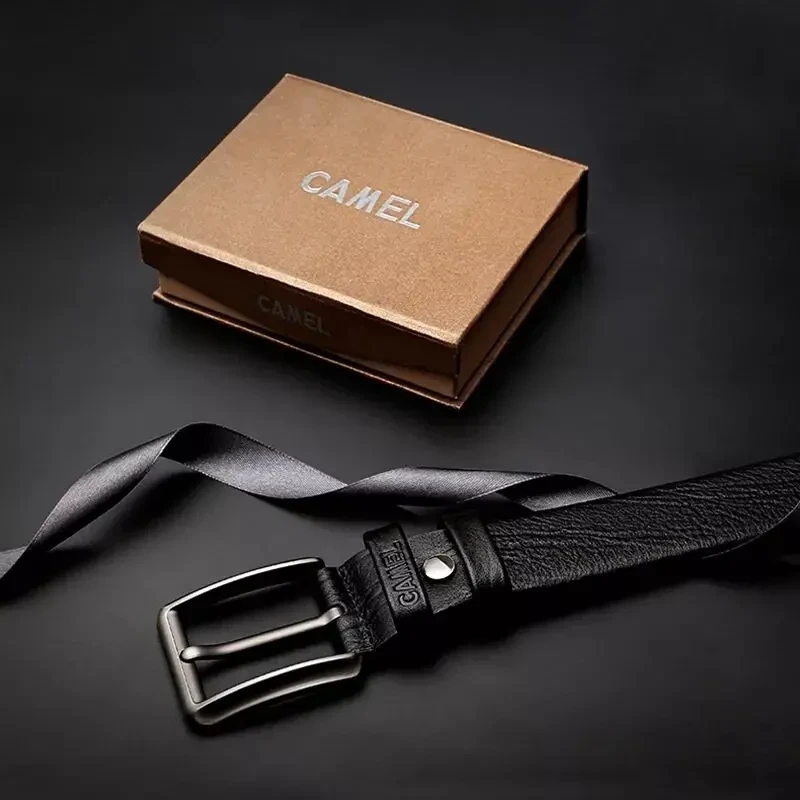 Фирменный ремень CAMEL original в подарочной упаковке CAMEL 2