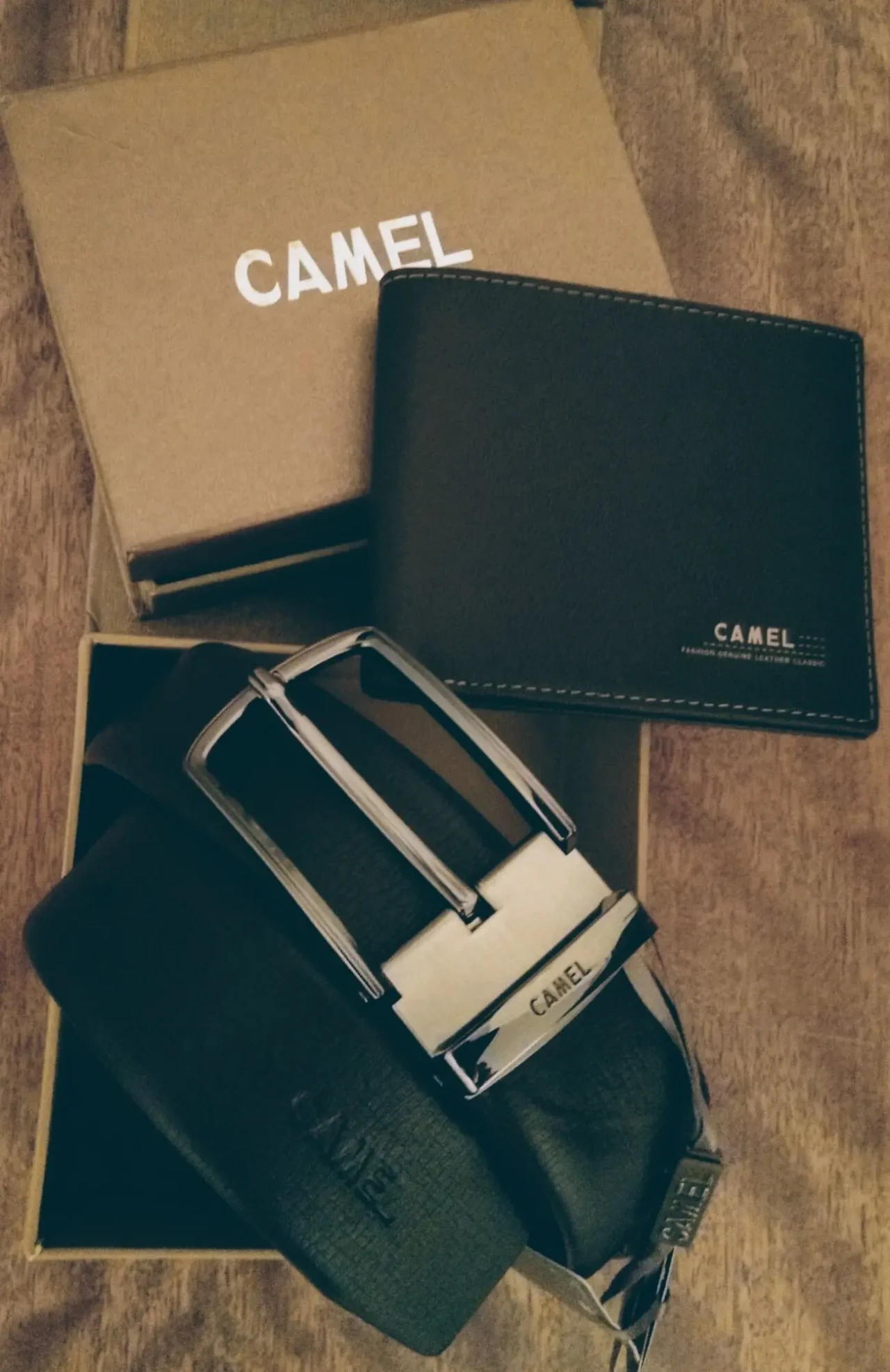 Фирменный ремень CAMEL original в подарочной упаковке CAMEL 5