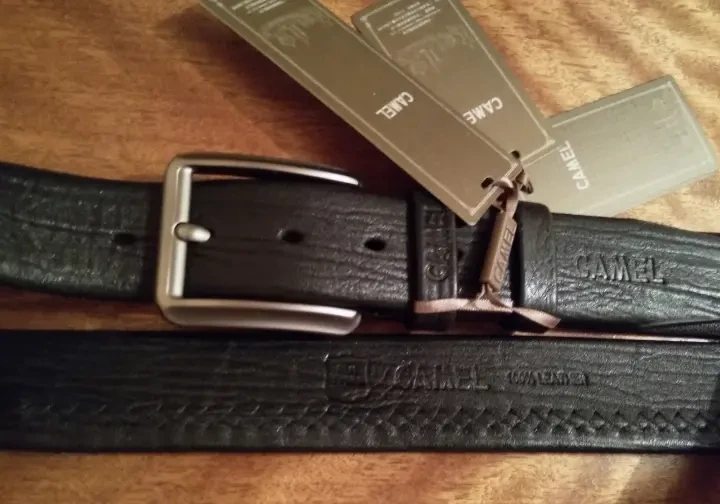 Фирменный ремень CAMEL original в подарочной упаковке CAMEL 4