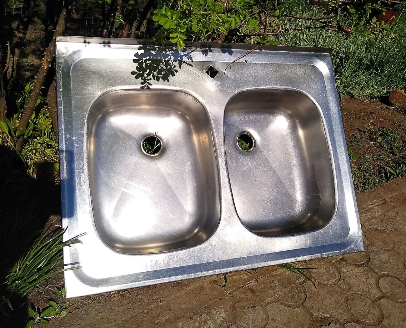 Мойка кухонная,двойная,1,2мм толщ,совдеп,не 0,6 мм та круглая-Турция 2