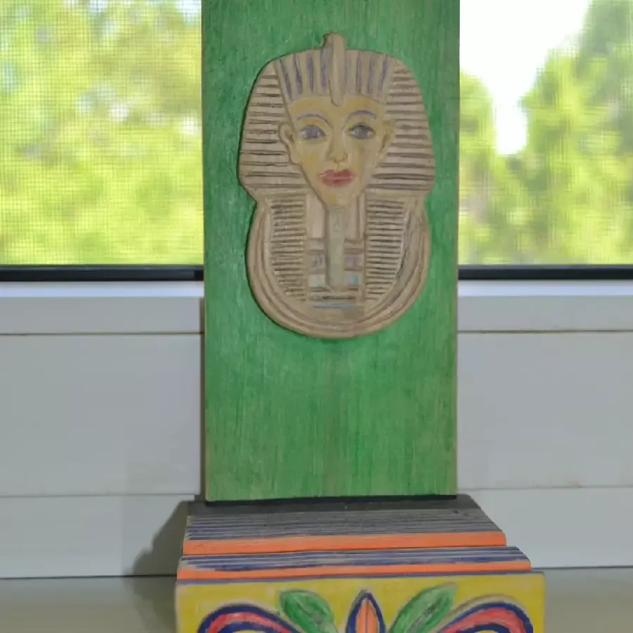 Фигура резьба по дереву Сфинкс 4