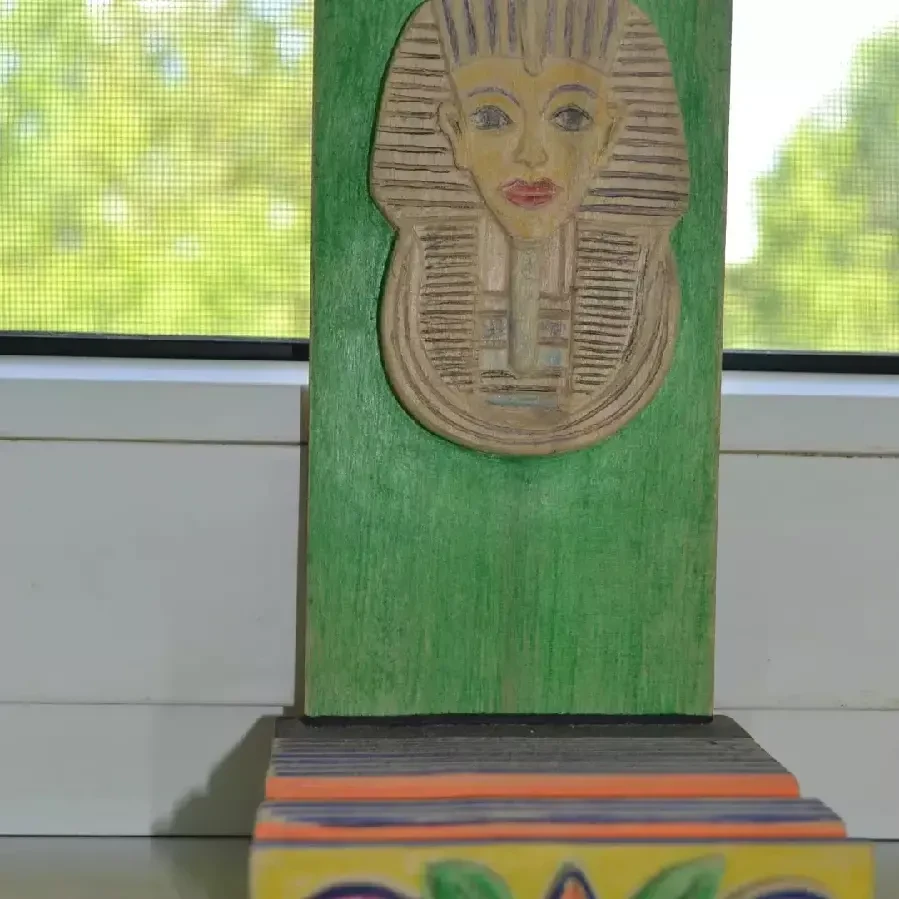 Фигура резьба по дереву Сфинкс 3