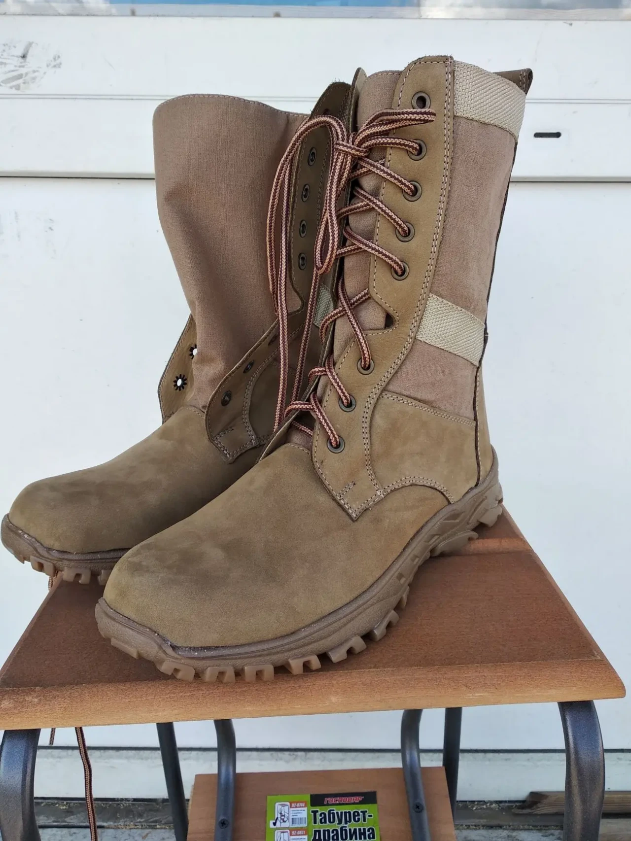 Берці літні кожа нубук 2