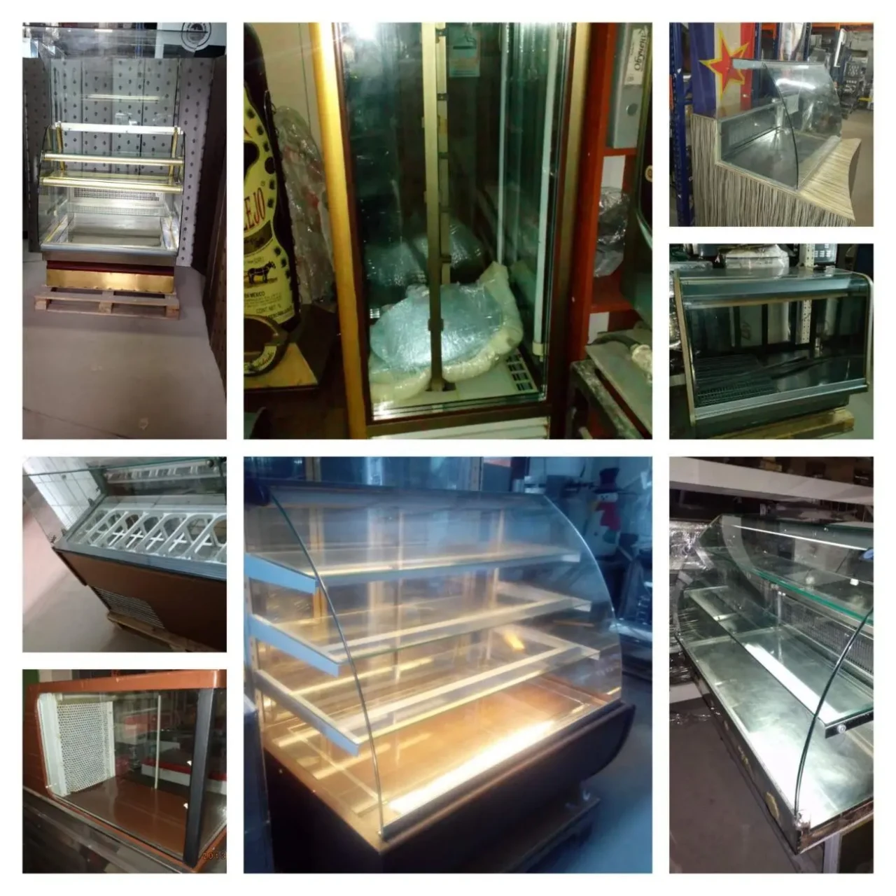 Лінія самостійного обслуговування в їдальні, марміти та вітрини