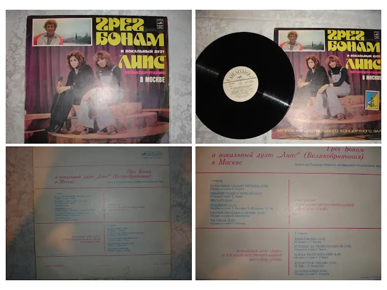 Вініл: зарубіжна естрада - ITALO HITS/ШЕРФЕЗИ/Бонам и ЛИПС/ЛОС АНХЕЛЕС 5