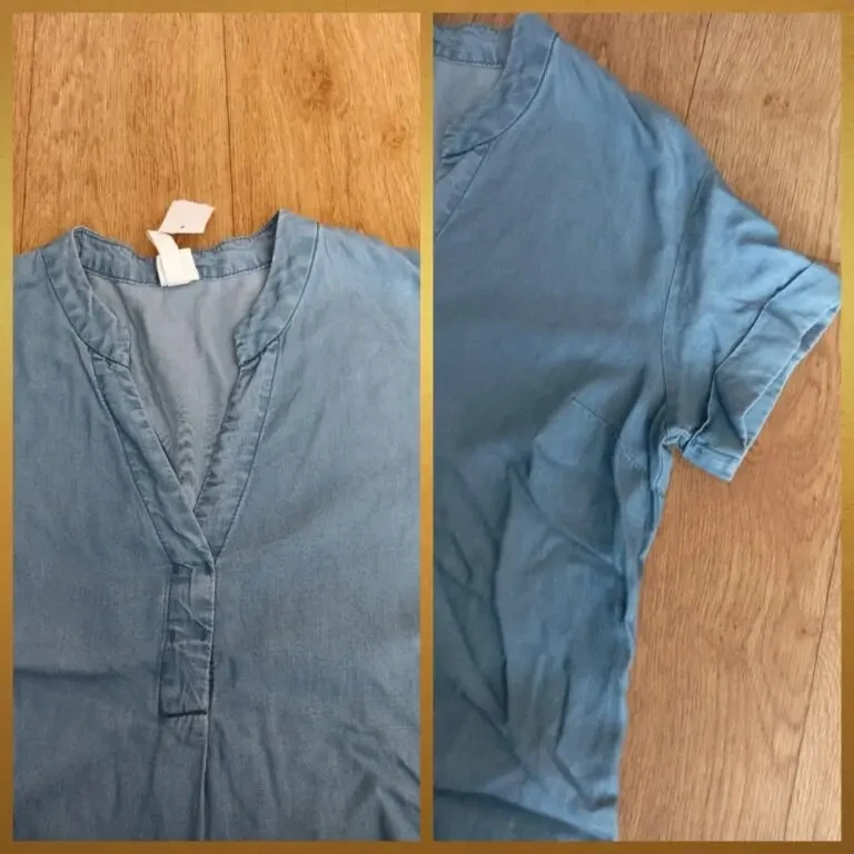 H&M 100% lyocell Стильное красивое женское платье джинс EUR 36 7