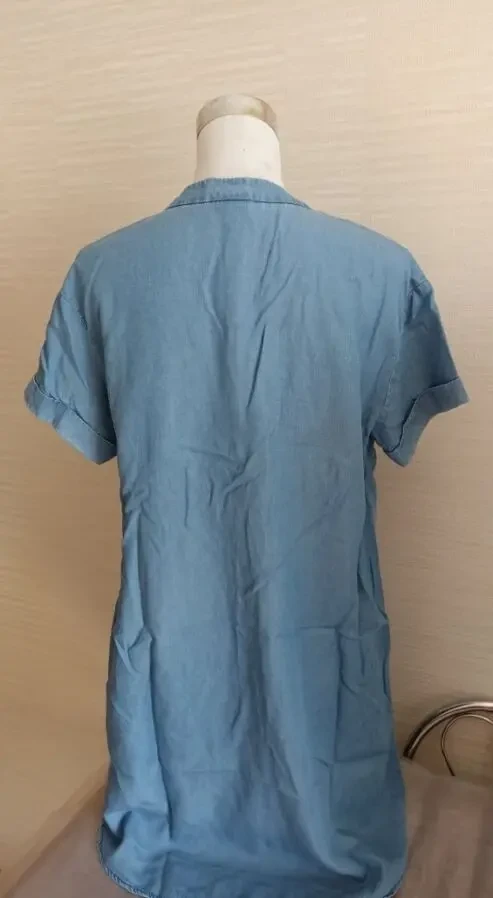 H&M 100% lyocell Стильное красивое женское платье джинс EUR 36 6