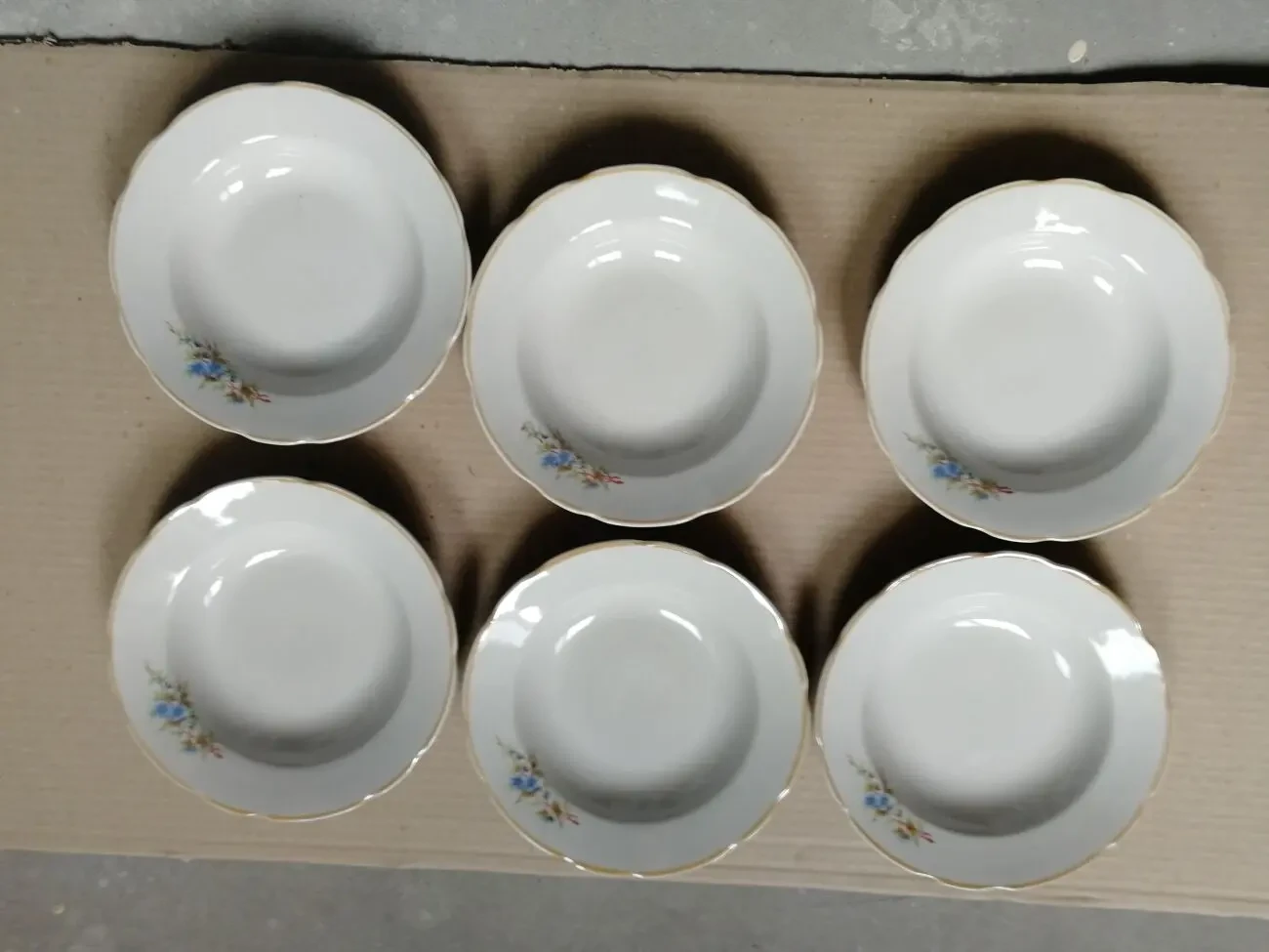 Тарілки однопорційні 6 штук