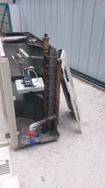 Водяний тепловентилятор (фанкойл) для теплиць, складів, техприміщень