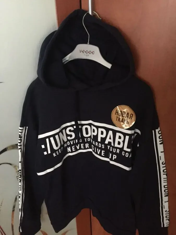 Кофта худи с капюшоном, 10-12 лет, 152 см, новая