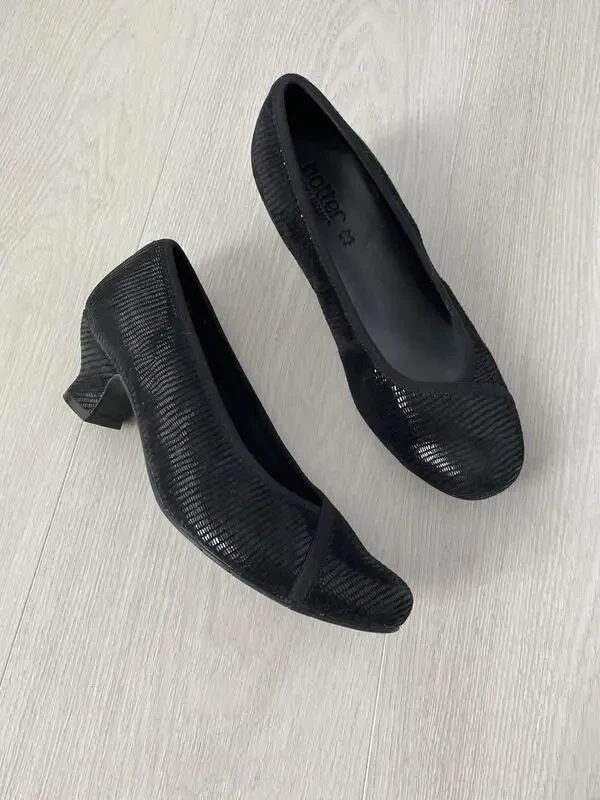 Туфли натуральная лазерная кожа (на стопу 24 - 24,5 см)  Hotter 5