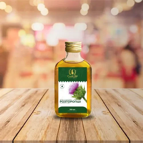 Масло расторопши  Олія розторопші сиродавлена  CraftOil 5