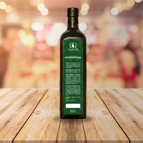 Масло расторопши  Олія розторопші сиродавлена  CraftOil 4